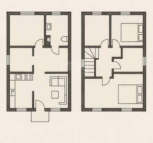 Дом 83м², 2-этажный, участок 5 сот.