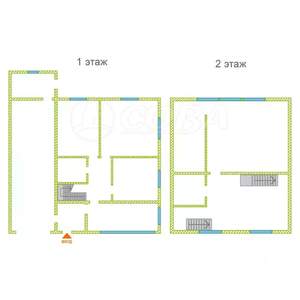 Коттедж 212м&sup2;, 2-этажный, участок 16 сот.  