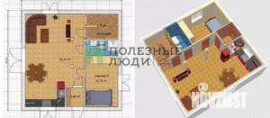 Дом 111м&sup2;, 2-этажный, участок 10 сот.  