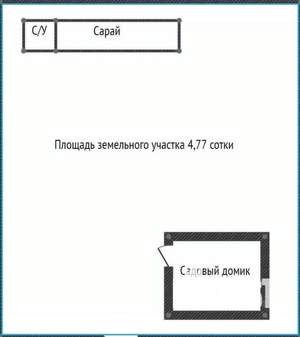 Дача 25м&sup2;, 1-этажный, участок 5 сот.  