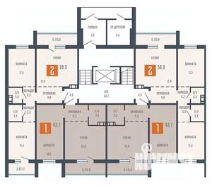 1-к квартира, вторичка, 44м2, 1/10 этаж