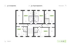 1-к квартира, вторичка, 29м2, 4/4 этаж