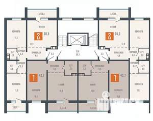 1-к квартира, вторичка, 44м2, 10/10 этаж