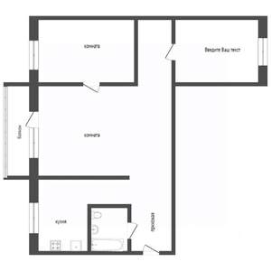 3-к квартира, вторичка, 61м2, 5/5 этаж