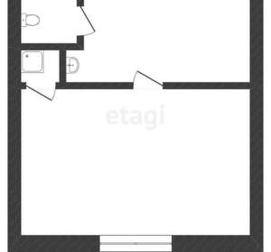 1-к квартира, вторичка, 23м2, 5/6 этаж