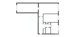 3-к квартира, вторичка, 61м2, 1/2 этаж