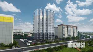 1-к квартира, строящийся дом, 48м2, 1/17 этаж
