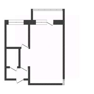 1-к квартира, вторичка, 21м2, 4/5 этаж