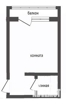 Студия квартира, вторичка, 31м2, 9/10 этаж