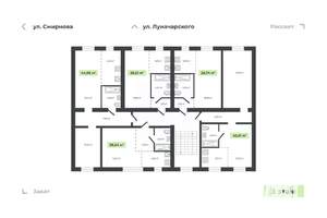 1-к квартира, вторичка, 28м2, 3/4 этаж