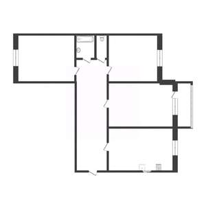 4-к квартира, вторичка, 182м2, 1/2 этаж