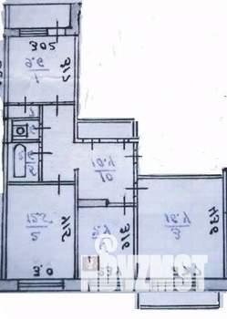 3-к квартира, вторичка, 63м2, 9/9 этаж