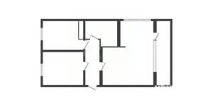 3-к квартира, вторичка, 65м2, 4/5 этаж