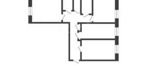 3-к квартира, вторичка, 78м2, 2/4 этаж