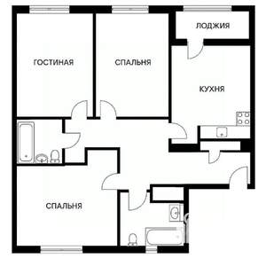 3-к квартира, вторичка, 110м2, 2/9 этаж