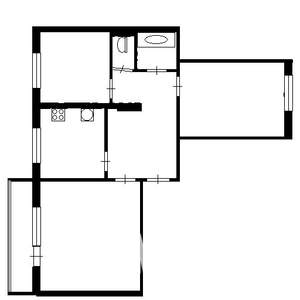 3-к квартира, вторичка, 63м2, 1/9 этаж