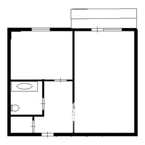 1-к квартира, вторичка, 29м2, 3/5 этаж