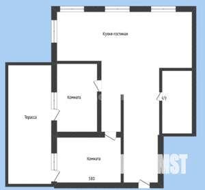 2-к квартира, вторичка, 62м2, 2/9 этаж