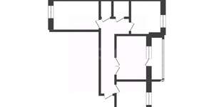 3-к квартира, вторичка, 61м2, 8/9 этаж