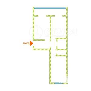 2-к квартира, вторичка, 51м2, 10/10 этаж