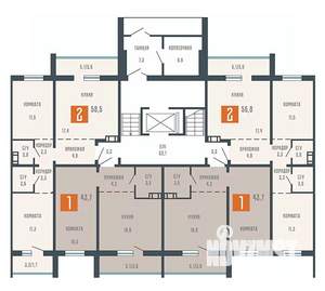 1-к квартира, вторичка, 44м2, 1/10 этаж