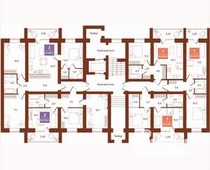 3-к квартира, строящийся дом, 98м2, 1/9 этаж