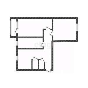 3-к квартира, вторичка, 58м2, 5/5 этаж