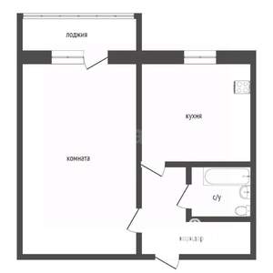 1-к квартира, вторичка, 33м2, 8/10 этаж