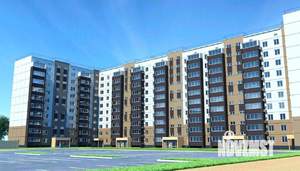 2-к квартира, строящийся дом, 43м2, 5/10 этаж