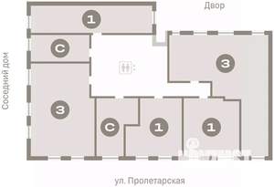Студия квартира, вторичка, 23м2, 4/9 этаж
