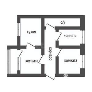 3-к квартира, вторичка, 62м2, 7/9 этаж