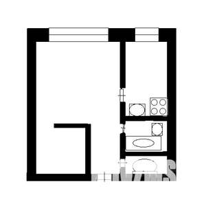 1-к квартира, вторичка, 30м2, 5/5 этаж