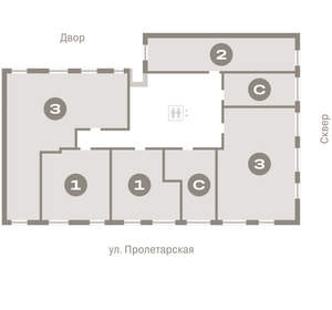 1-к квартира, вторичка, 43м2, 6/15 этаж