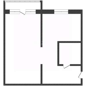 1-к квартира, вторичка, 31м2, 4/5 этаж