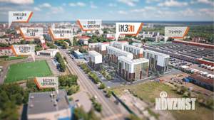 2-к квартира, сданный дом, 52м2, 1/10 этаж