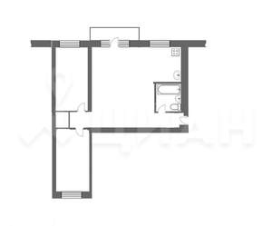 3-к квартира, вторичка, 57м2, 4/5 этаж
