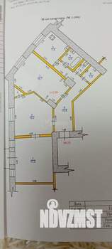 3-к квартира, вторичка, 74м2, 4/5 этаж