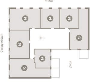 2-к квартира, вторичка, 88м2, 2/15 этаж