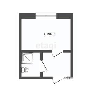 1-к квартира, вторичка, 13м2, 5/5 этаж