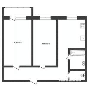 2-к квартира, вторичка, 50м2, 2/9 этаж