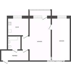 2-к квартира, вторичка, 45м2, 5/5 этаж