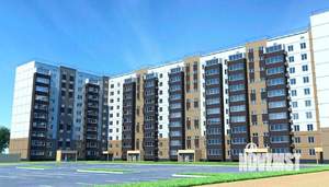 2-к квартира, строящийся дом, 56м2, 3/10 этаж