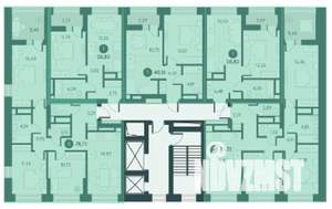 1-к квартира, вторичка, 39м2, 6/12 этаж