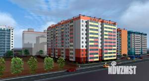 2-к квартира, строящийся дом, 51м2, 10/10 этаж