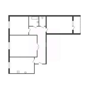 3-к квартира, вторичка, 64м2, 4/9 этаж