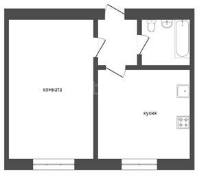 1-к квартира, вторичка, 29м2, 4/5 этаж