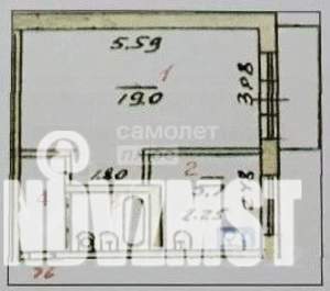 1-к квартира, вторичка, 31м2, 4/5 этаж