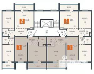 1-к квартира, вторичка, 44м2, 10/10 этаж