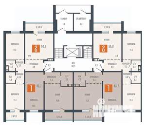 1-к квартира, вторичка, 44м2, 1/10 этаж