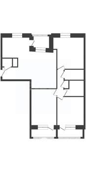 3-к квартира, вторичка, 87м2, 2/5 этаж